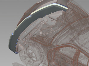 F30 front lip 3D 模型