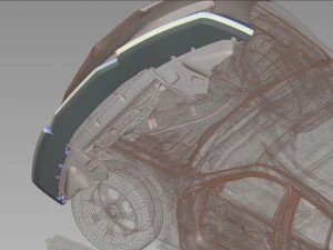 F30 front lip 3D Model
