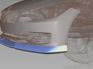 F30 front lip 3D Model