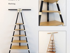 shelf ikea ps 3Dモデル