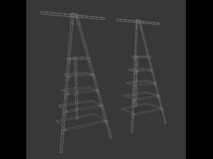 shelf ikea ps 3D Model