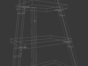 shelf ikea ps 3D Model