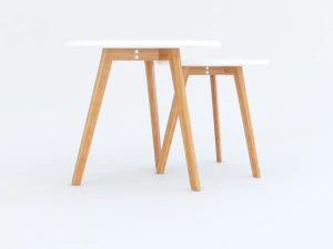 modern scandinavian coffe table 3D Model