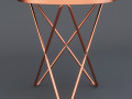 Coffe table copper dark mirror glass 3D-Modell