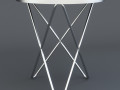 Coffe table silver dark mirror glass 3D-Modell