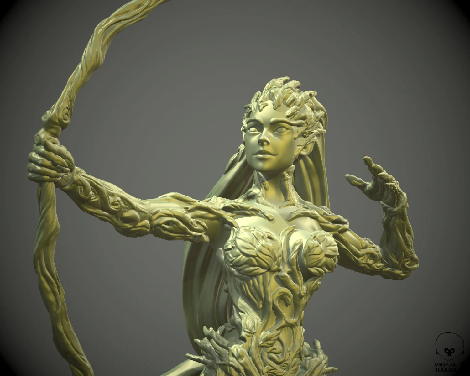 silva dnd sylvan stalker 3d print model 3D Print Model .c4d .max .obj .3ds .fbx .stl .blend 