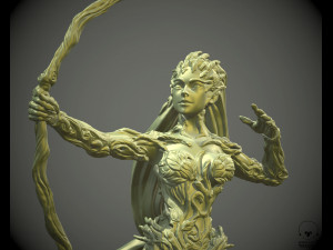 silva dnd sylvan stalker 3d print model 3D 打印模型
