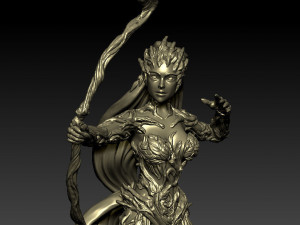 silva dnd sylvan stalker 3d print model 3D-printmodel