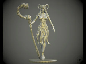 tiffling or faun women 3d print model 3D Print Model