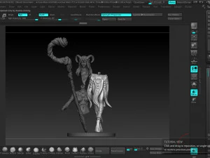 tiffling or faun women 3d print model 3D Print Model