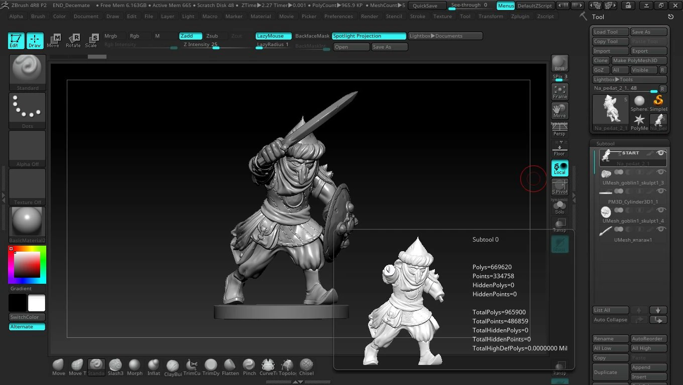 goblin saracen 3d print model 3D Print Model .c4d .max .obj .3ds .fbx .stl .blend