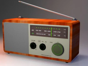 Radio 3D Modell