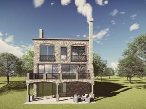 house duplex by revit and autocad 3D Модель