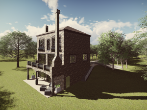 house duplex by revit and autocad 3D Модель