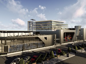 mall and business center Model 3D
