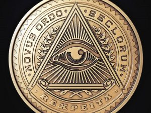 Illuminati Coin 3D-Druckmodell