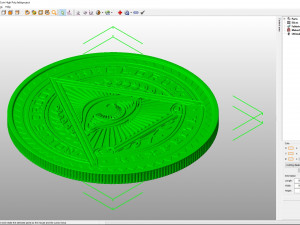 Illuminati Coin 3D-Druckmodell