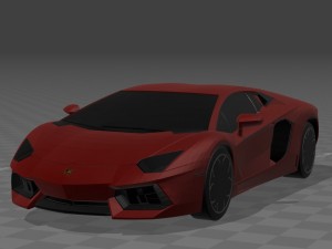 lamborghini aventador 3D Baskı Modeli