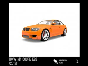 BMW M1 E82 2012 3Dモデル