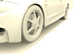 bmw m1 e82 2012 3D Model