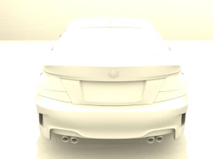 bmw m1 e82 2012 3D Model
