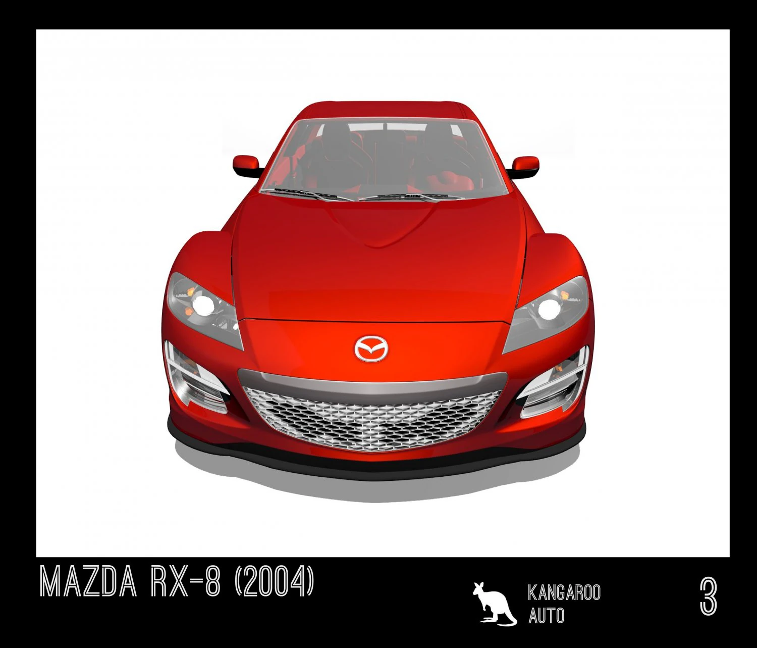 mazda rx-8 2004 3D Model .c4d .max .obj .3ds .fbx .stl .blend 