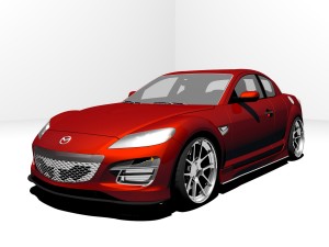 mazda rx-8 2004 3D 模型