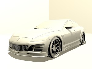 mazda rx-8 2004 3D 模型