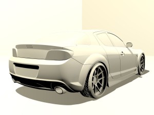 mazda rx-8 2004 3D 模型
