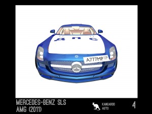 mercedes-benz sls amg 2011 Modelo 3D
