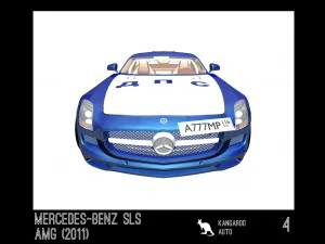 mercedes-benz sls amg 2011 3D Model