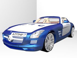 mercedes-benz sls amg 2011 Modelo 3D