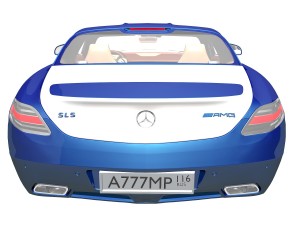 mercedes-benz sls amg 2011 Modelo 3D