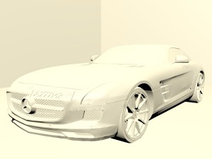 mercedes-benz sls amg 2011 Modelo 3D