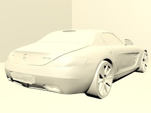 mercedes-benz sls amg 2011 Modelo 3D