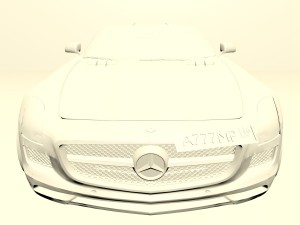 mercedes-benz sls amg 2011 Modelo 3D