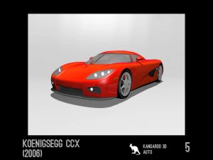 koenigsegg ccx 2006 3D Model