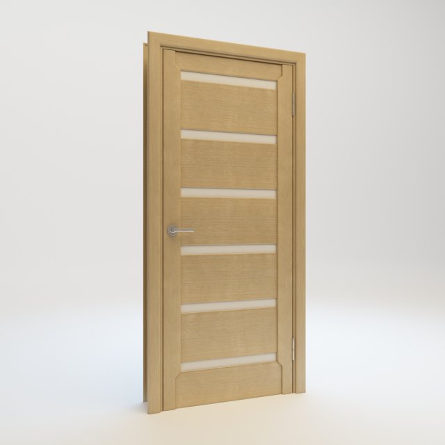 laguna modern interior door 3D Model .c4d .max .obj .3ds .fbx .stl .blend
