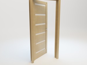 laguna modern interior door 3D Model