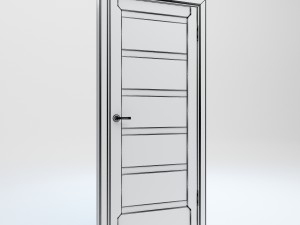laguna modern interior door 3D Model