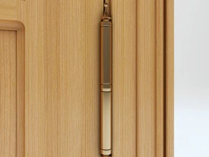interior door with glass 3D Model