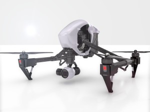 dji inspire drone Model 3D