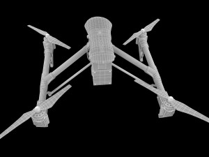 dji inspire drone Model 3D