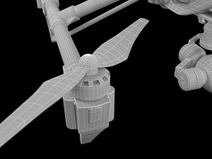 dji inspire drone 3D Model