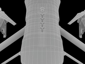 dji inspire drone Model 3D