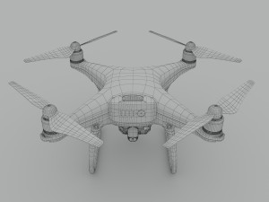 dji phantom 4 pro 3D Model