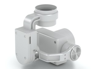 camera gimbal dji phantom 4 pro Model 3D