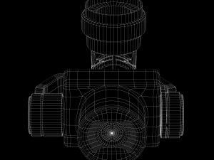 camera gimbal dji phantom 4 pro Model 3D