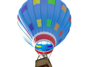 balon udara Model 3D