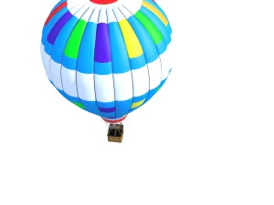 balon udara Model 3D